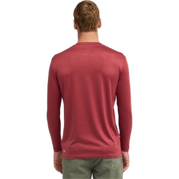 2026 Quiksilver Herre DNA Surf Tee Langærmet Lycra-vest AQYWR03139 - Burnt Russet